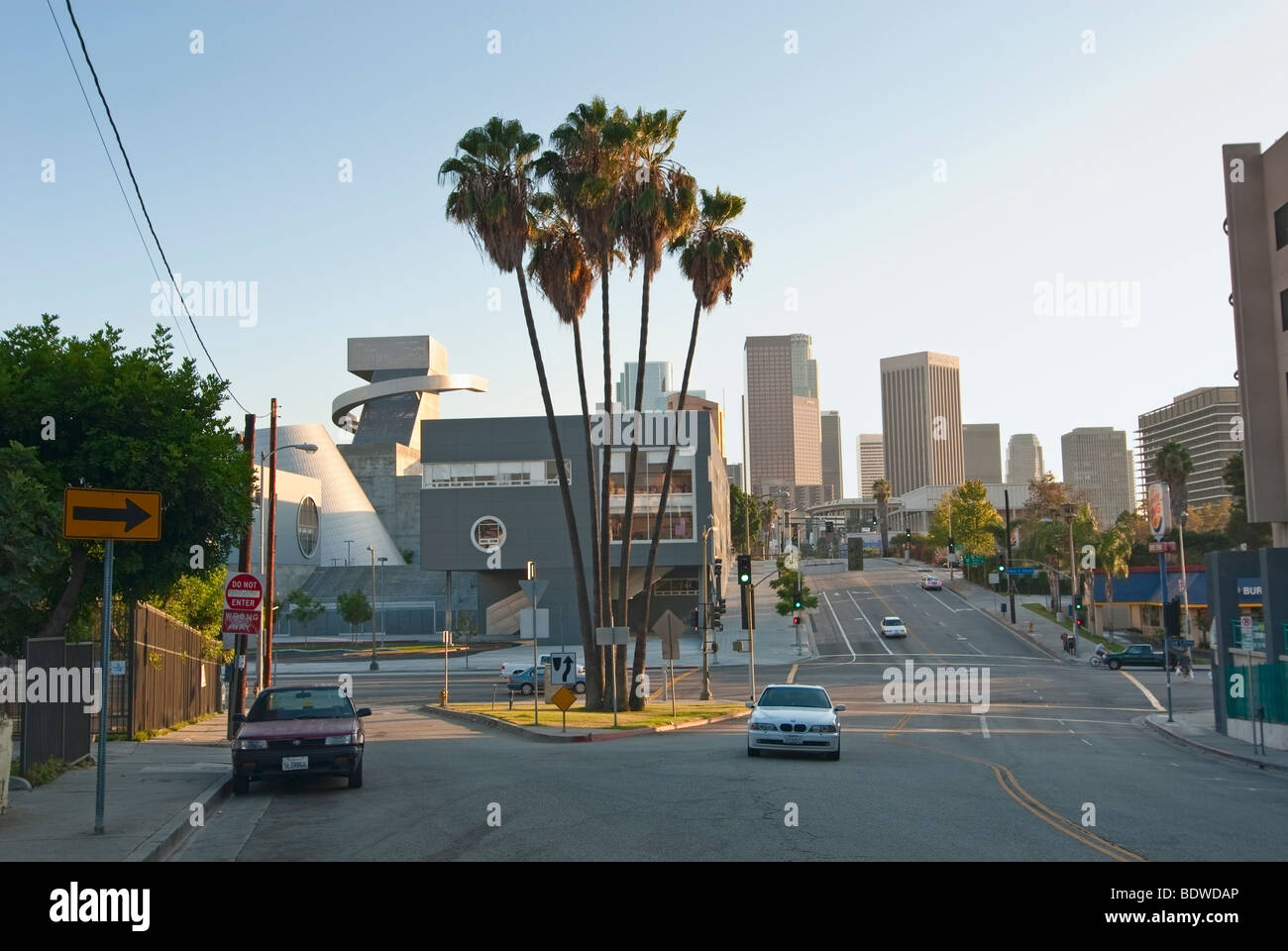 Visual e Performing Arts High School in Downtown Los Angeles Foto Stock