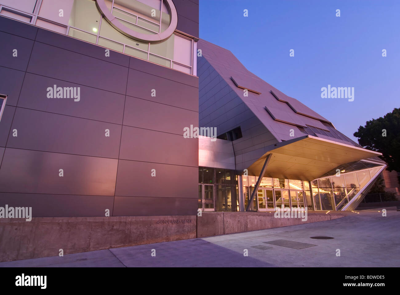 Visual e Performing Arts High School in Downtown Los Angeles Foto Stock