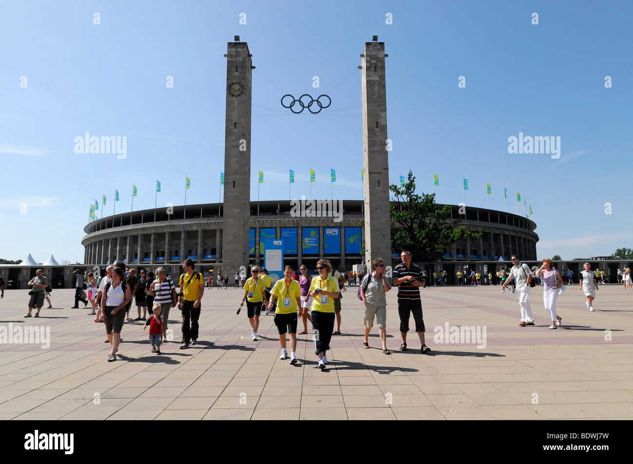 Stadio Olimpico, XII IAAF Campionati del Mondo di atletica leggera 2009, la capitale federale, Berlino, Germania, Europa Foto Stock