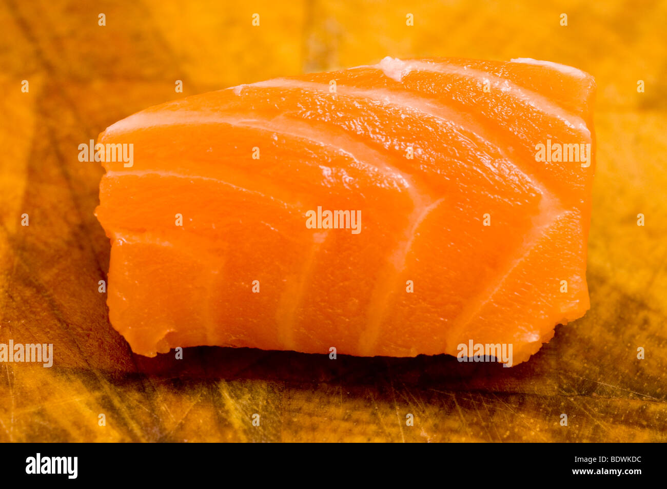 Salmone crudo di filetto di pesce Foto Stock