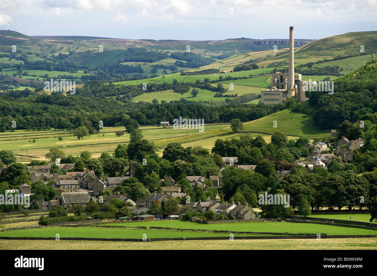 Il Castleton, Derbyshire, Inghilterra Foto Stock