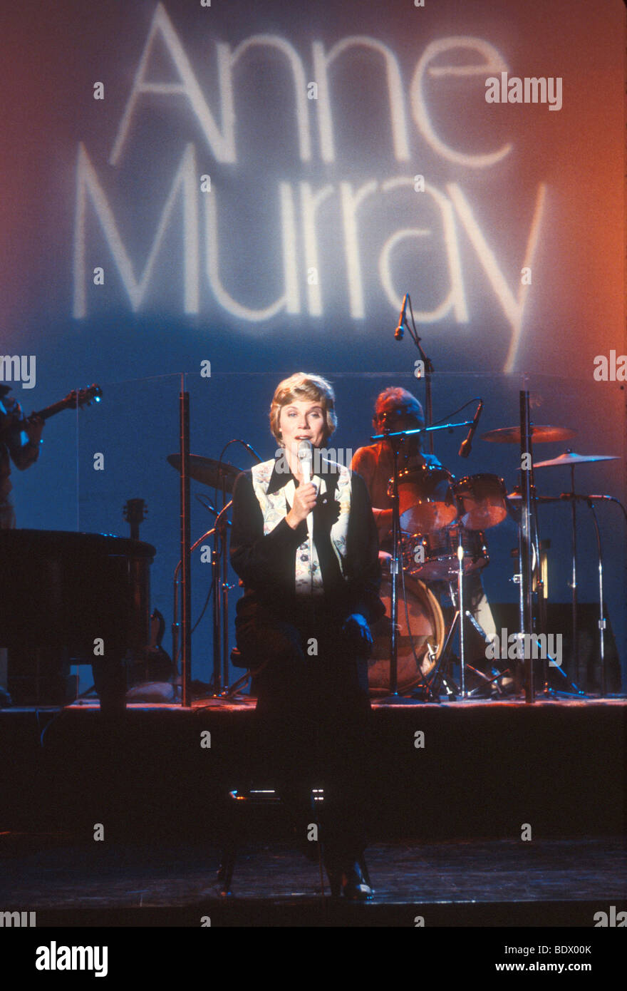 ANNE MURRAY - cantante canadese circa 1975 Foto Stock