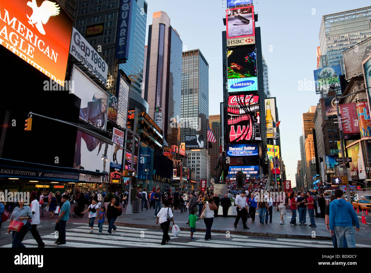 Times Square - New York City Foto Stock