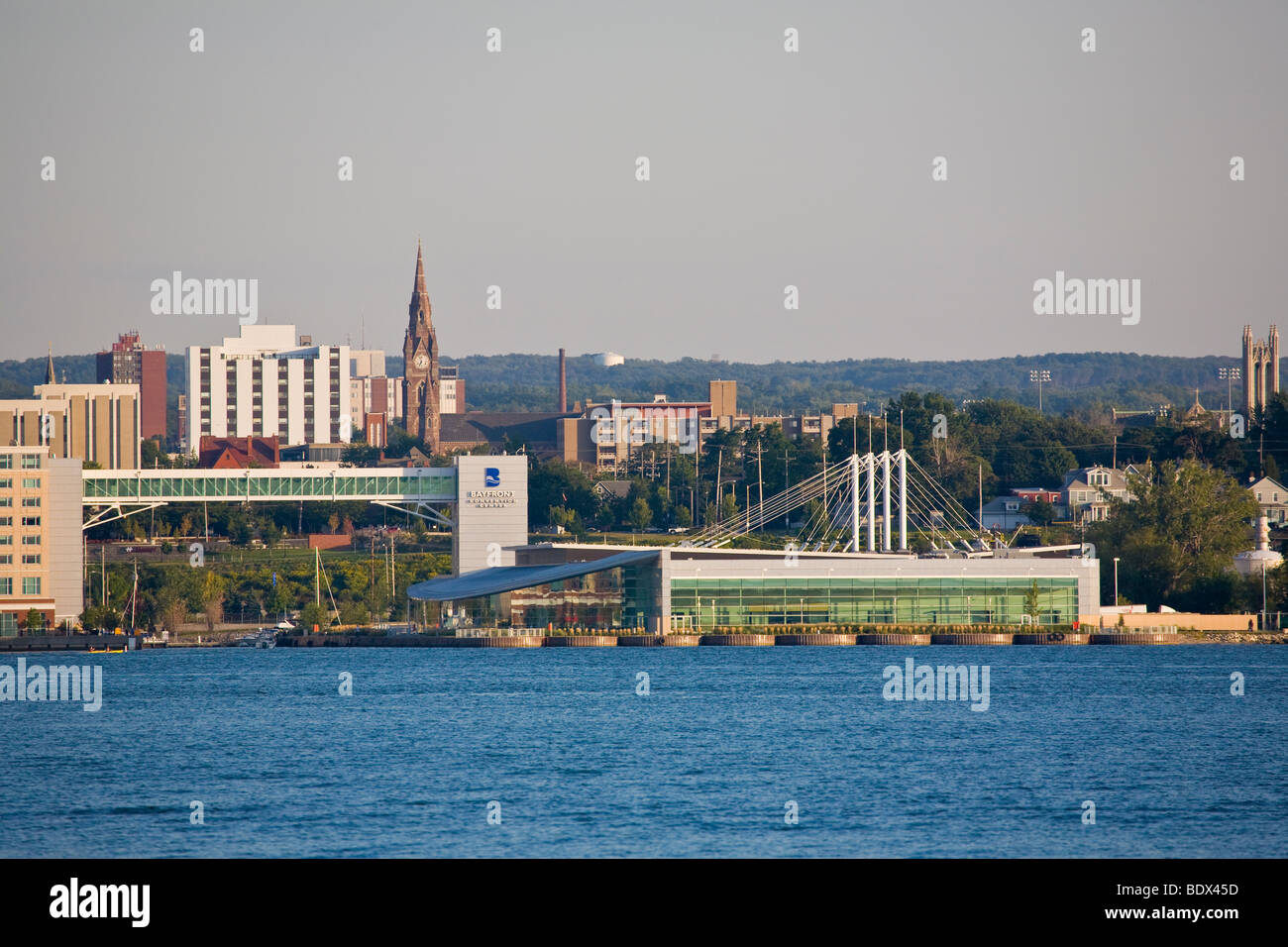 Convention center sul lungomare di Erie in Pennsylvania, Stati Uniti Foto Stock