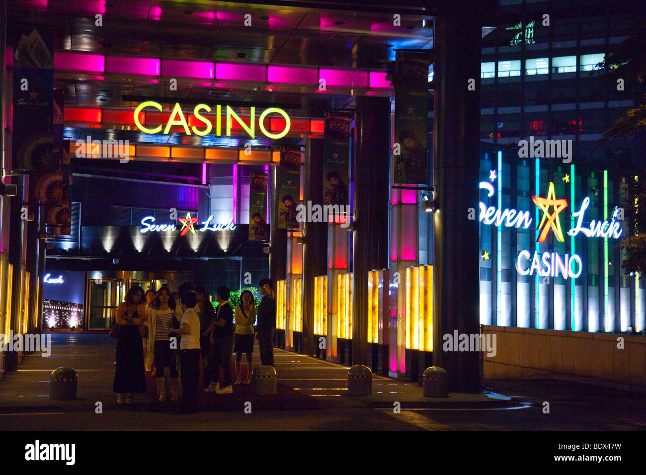 Sette Il Casino Di Fortuna in Seoul COREA DEL SUD Foto Stock