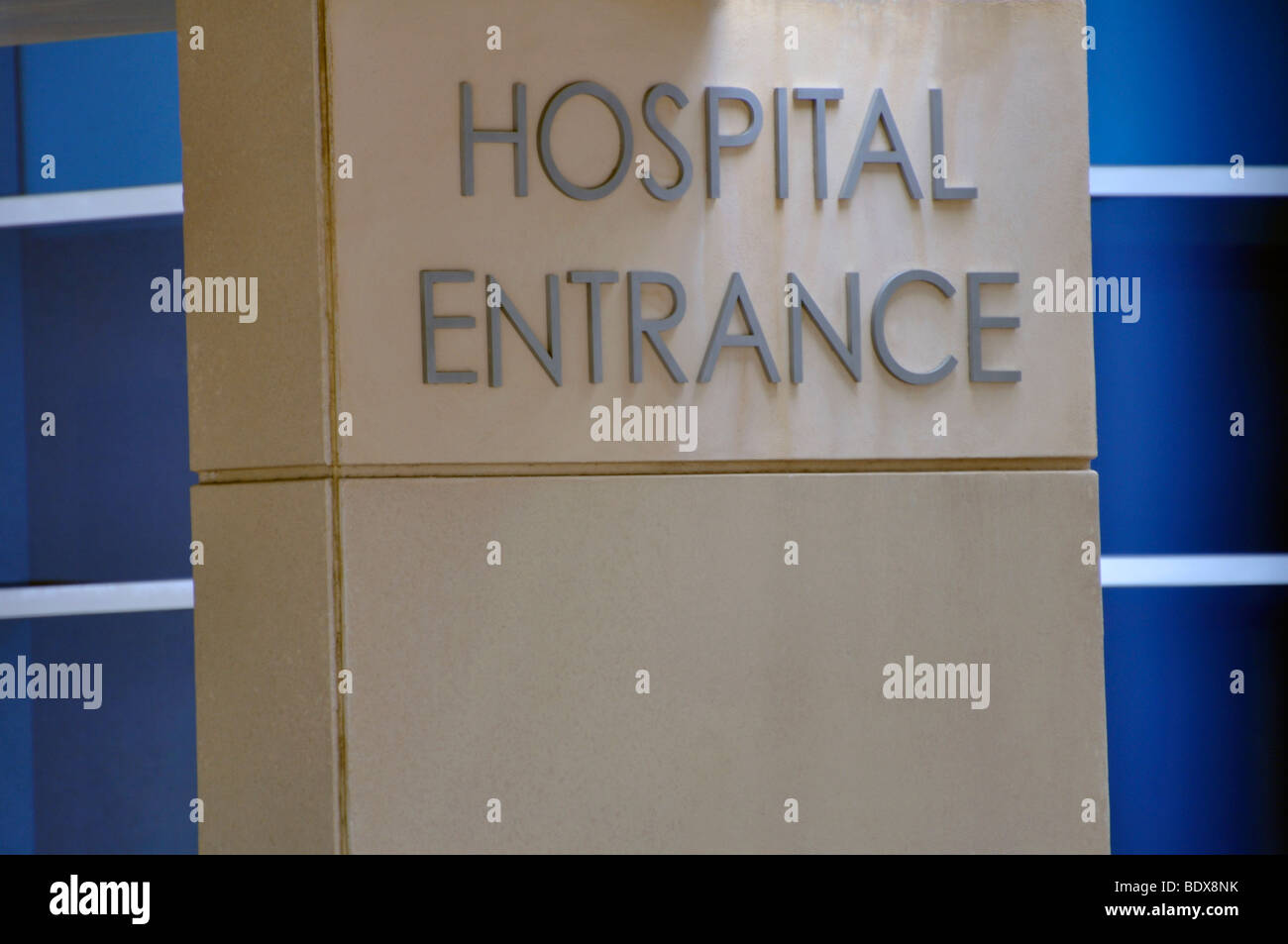 Entrata in ospedale Foto Stock