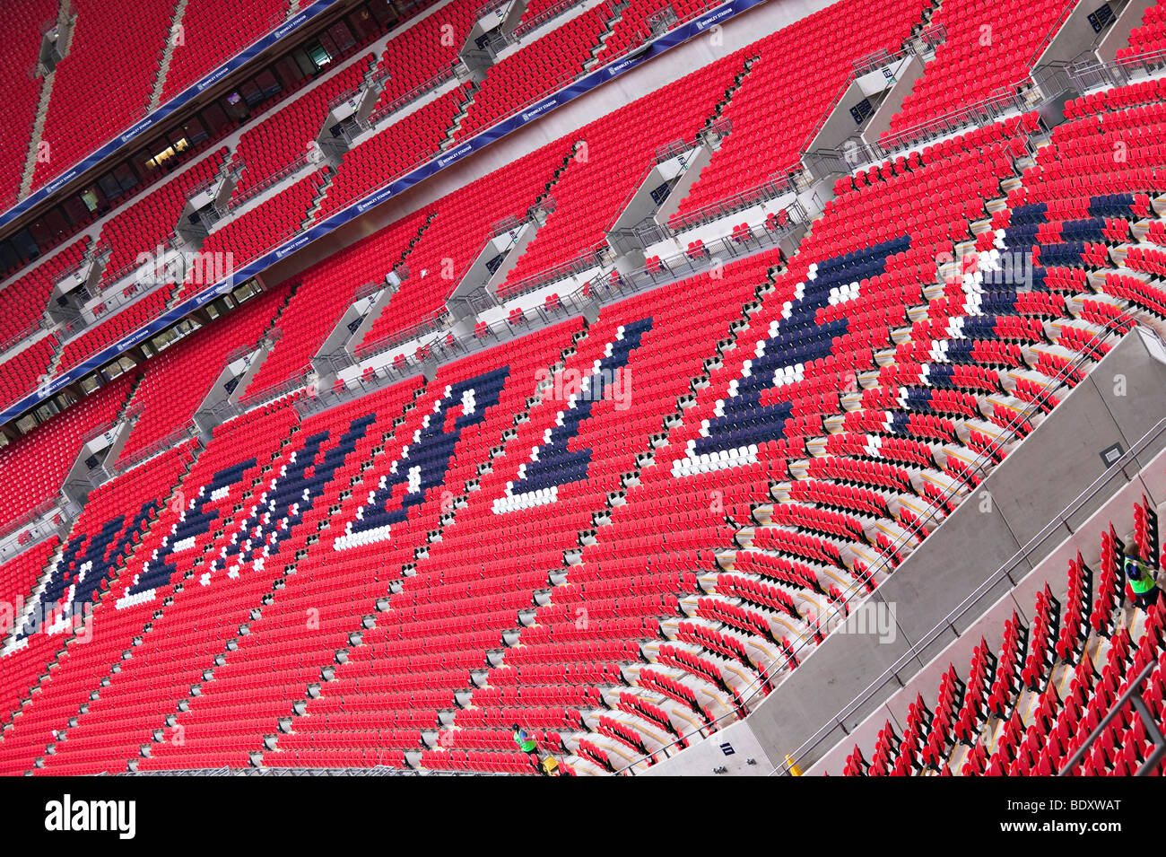 Il nuovo stadio di Wembley Foto Stock