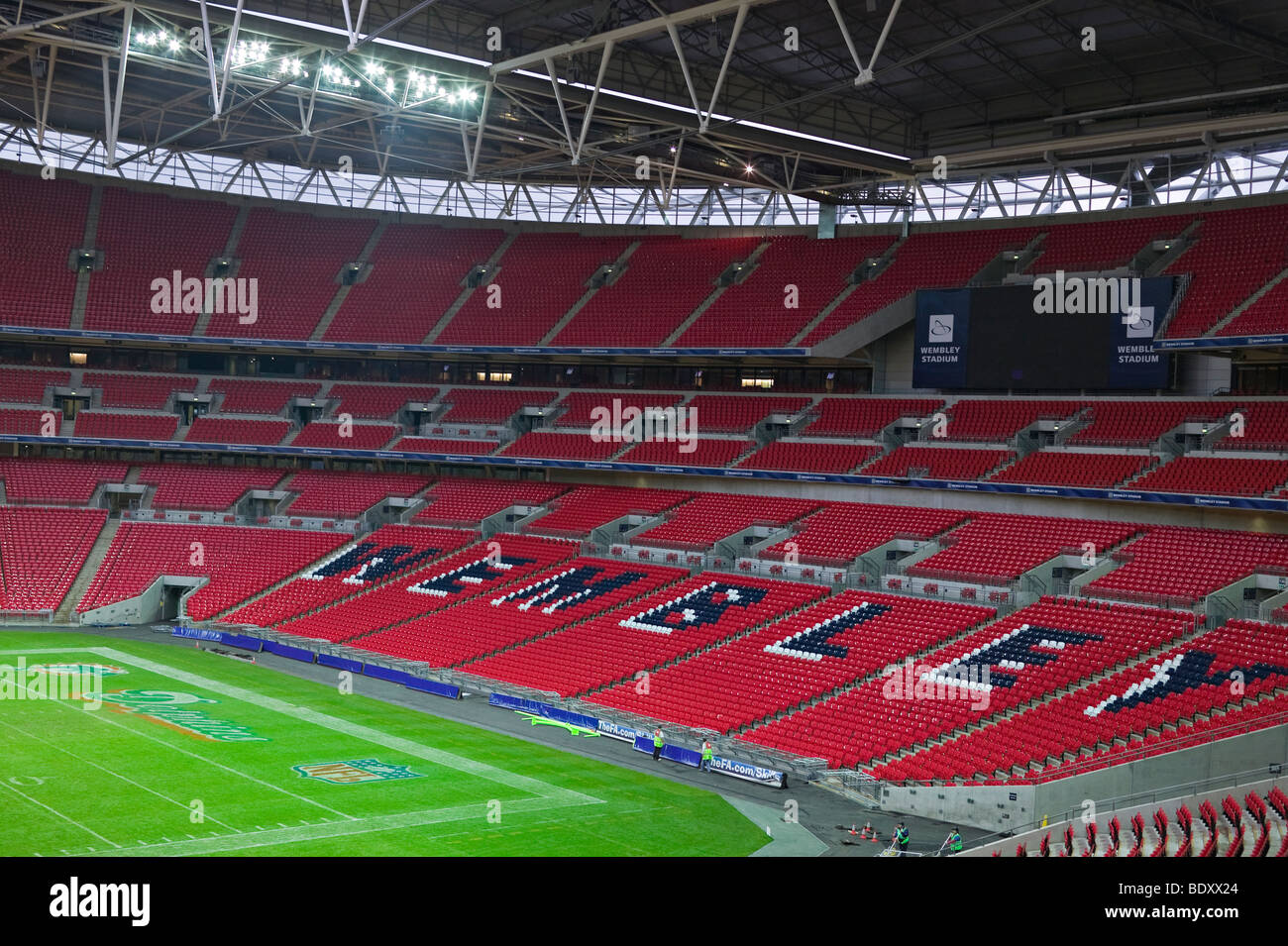 Il nuovo stadio di Wembley Foto Stock