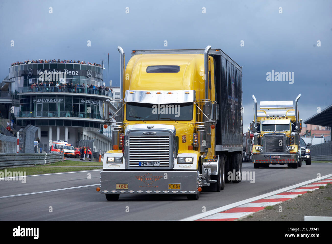 L'ADAC Truck-Grand-Prix, Nuerburgring, Renania-Palatinato, Germania, Europa Foto Stock