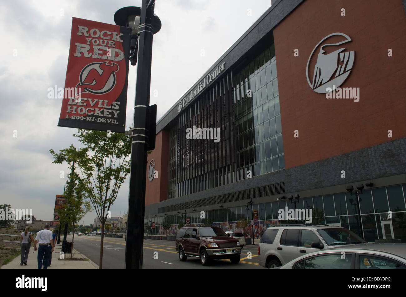 Prudential Center a Newark NJ Foto Stock