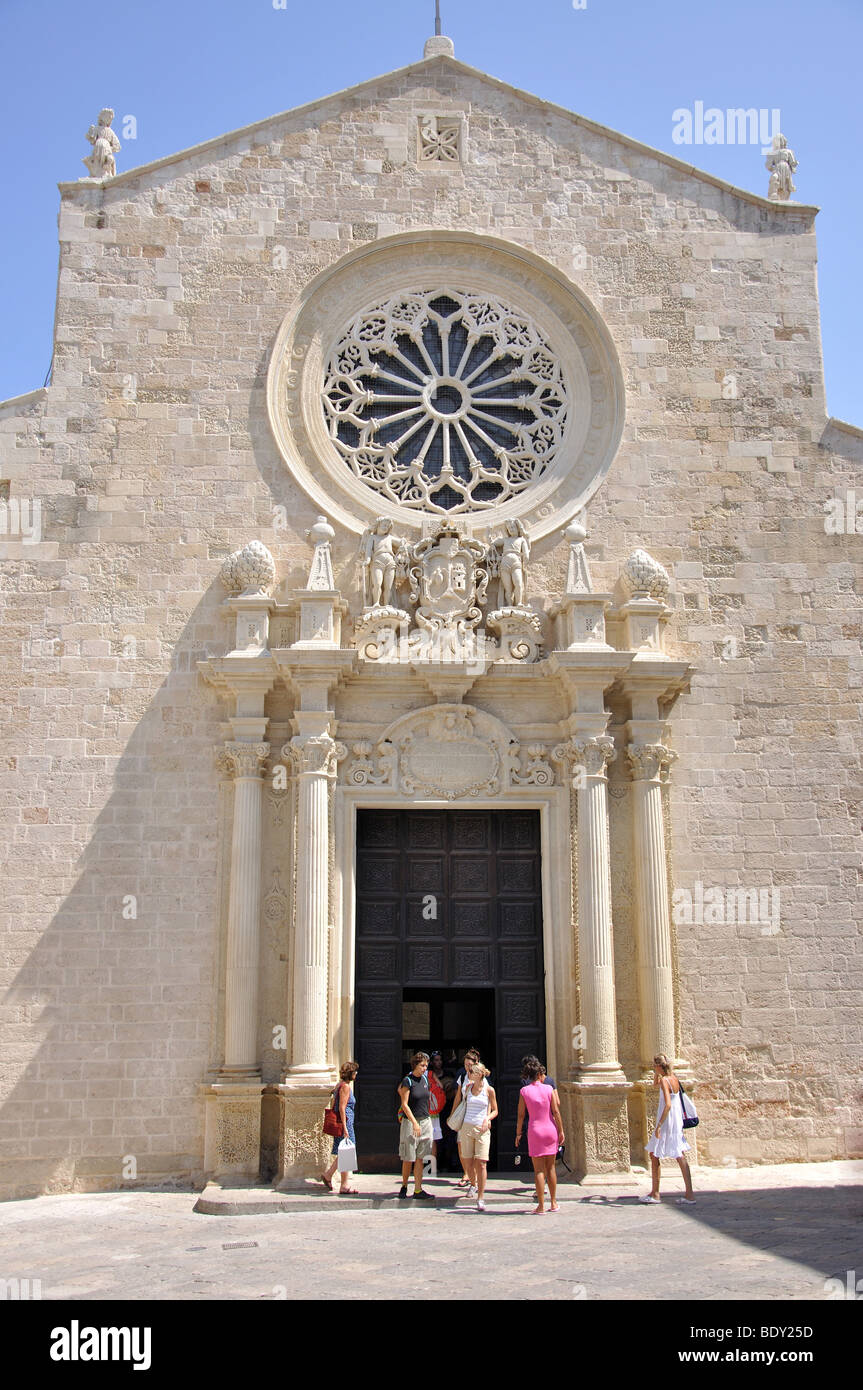 La Cattedrale, Piazza Duomo Centro storico di Otranto e Lecce Provincia, Regione Puglia, Italia Foto Stock