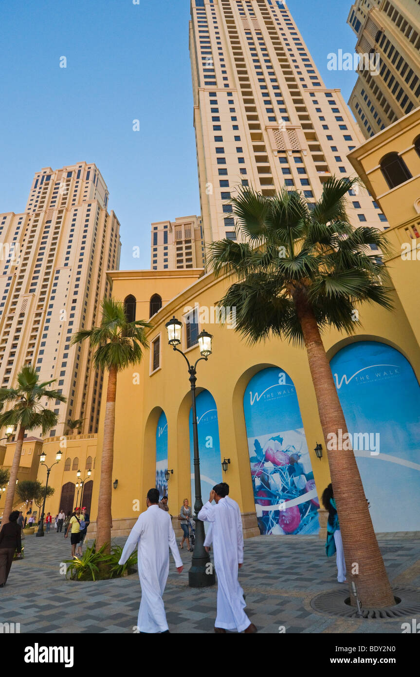 Jumeirah Beach Residence nuovo sviluppo di lusso a Dubai Foto Stock