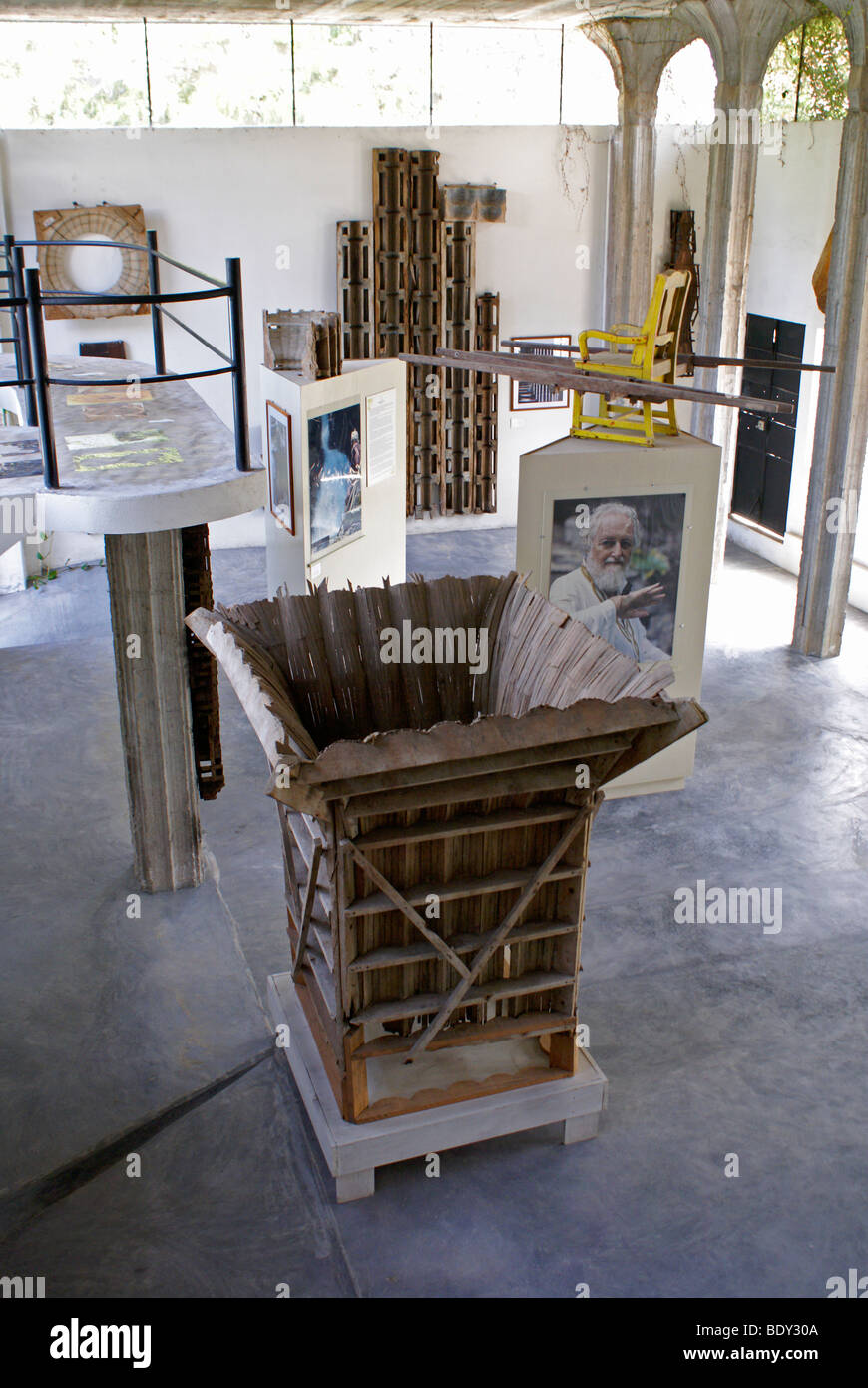 Galleria principale del Edward James Museum di Xilitla, San Luis Potosi, Messico Foto Stock