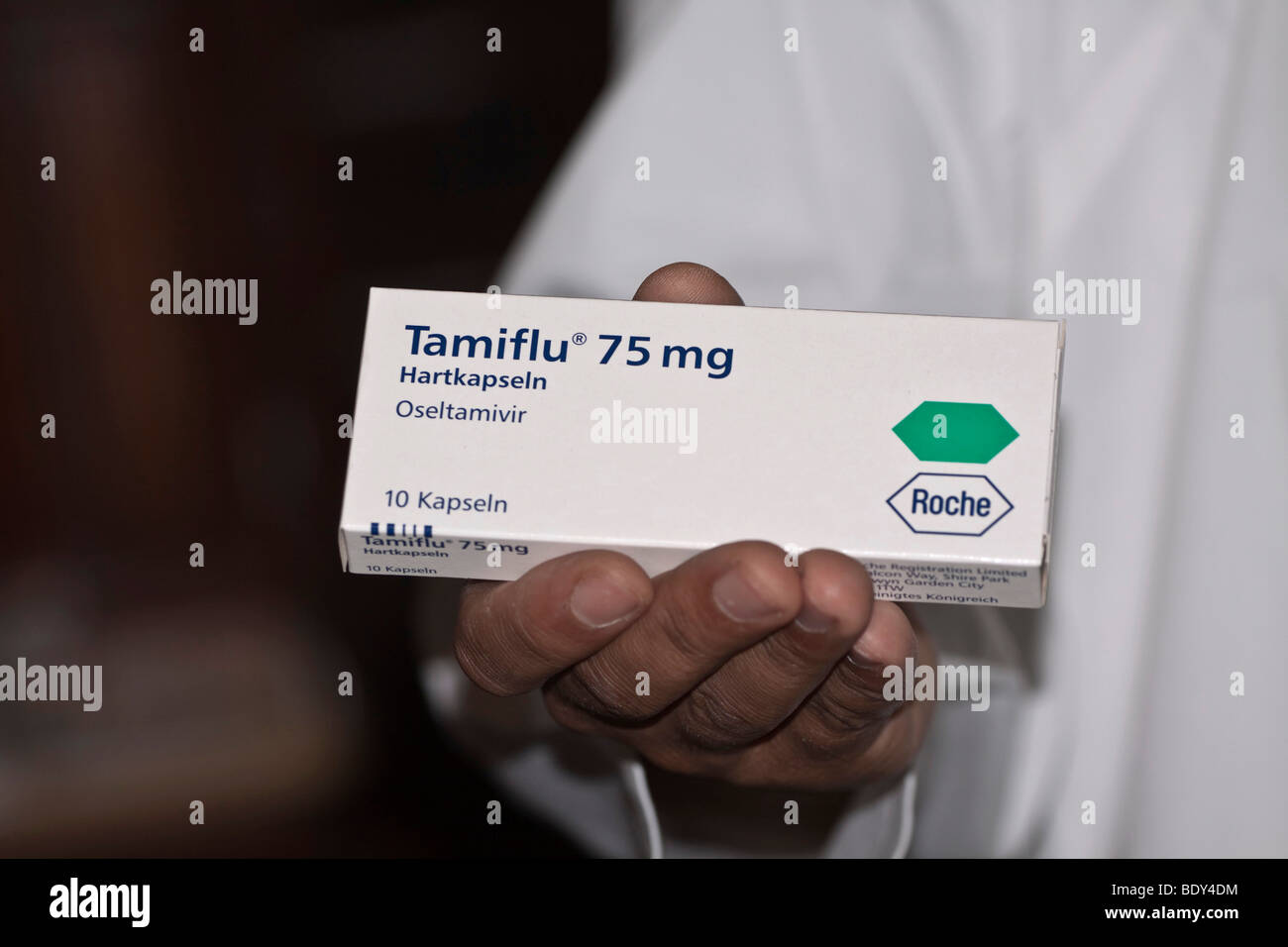 Il farmaco Tamiflu contro il virus H1N1, noto come "suino simil' Foto Stock