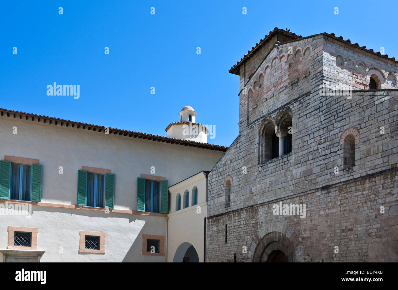 L'Italia,Umbria,Spoleto,S.Eufemia basilica Foto Stock