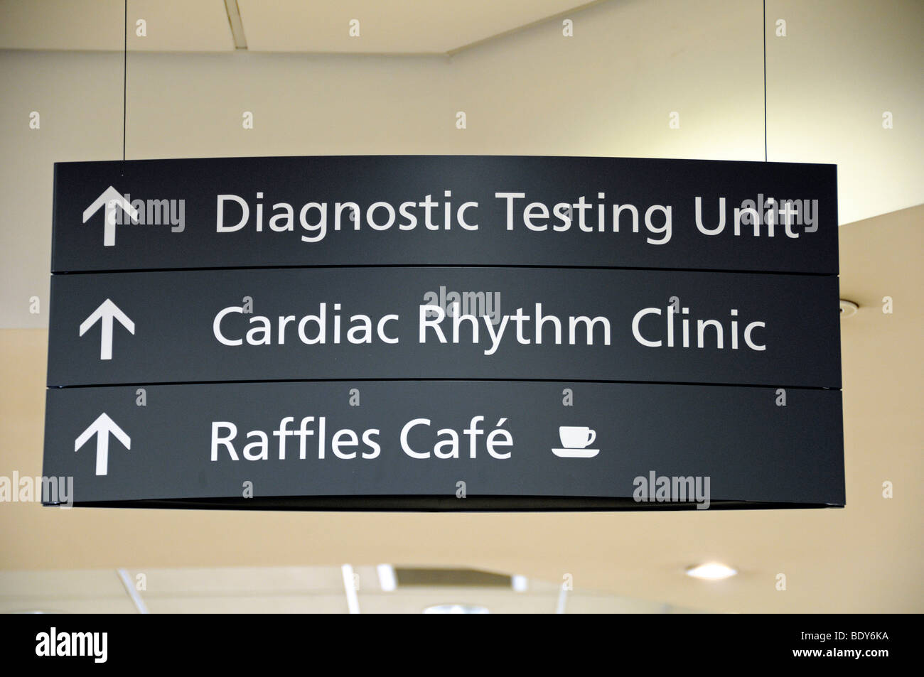 Direzione ospedale di firmare il cuore ospedale, Westmoreland Street, Marylebone Londra Inghilterra REGNO UNITO Foto Stock