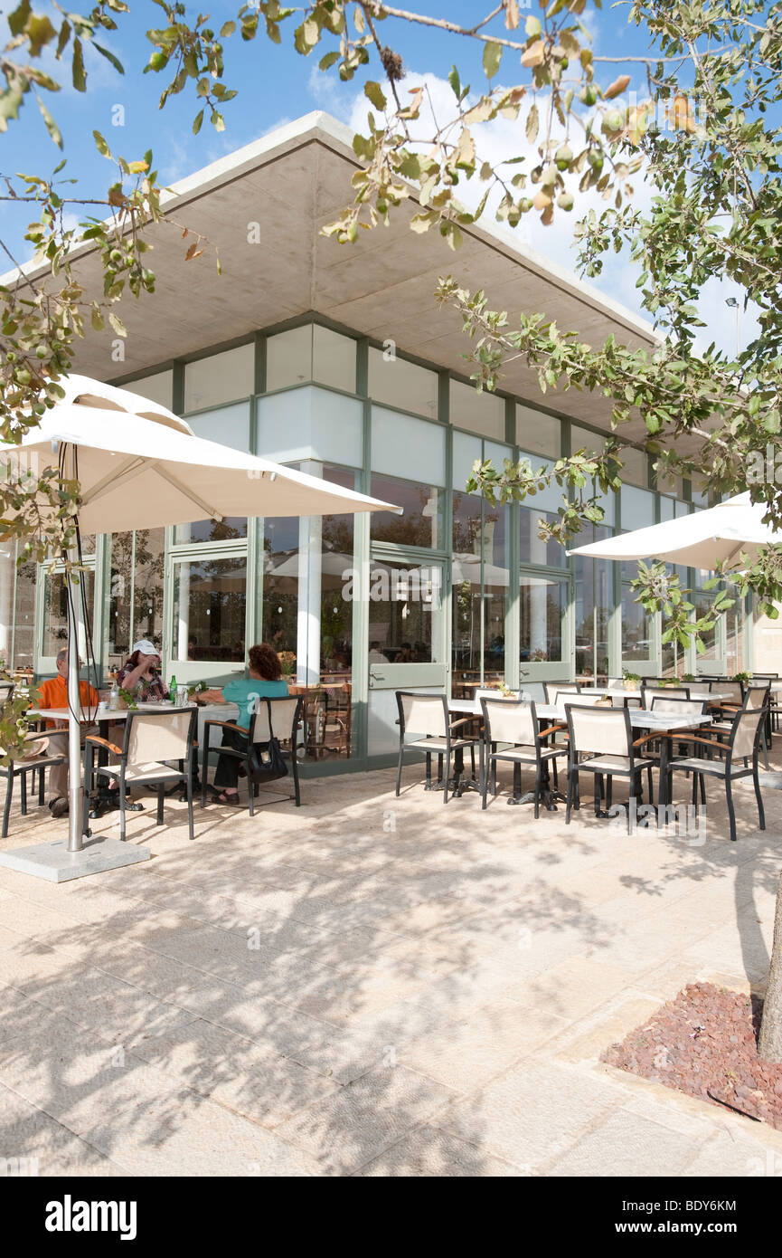 Il ristorante a Ramat Handiv Visitor Center. Foto Stock