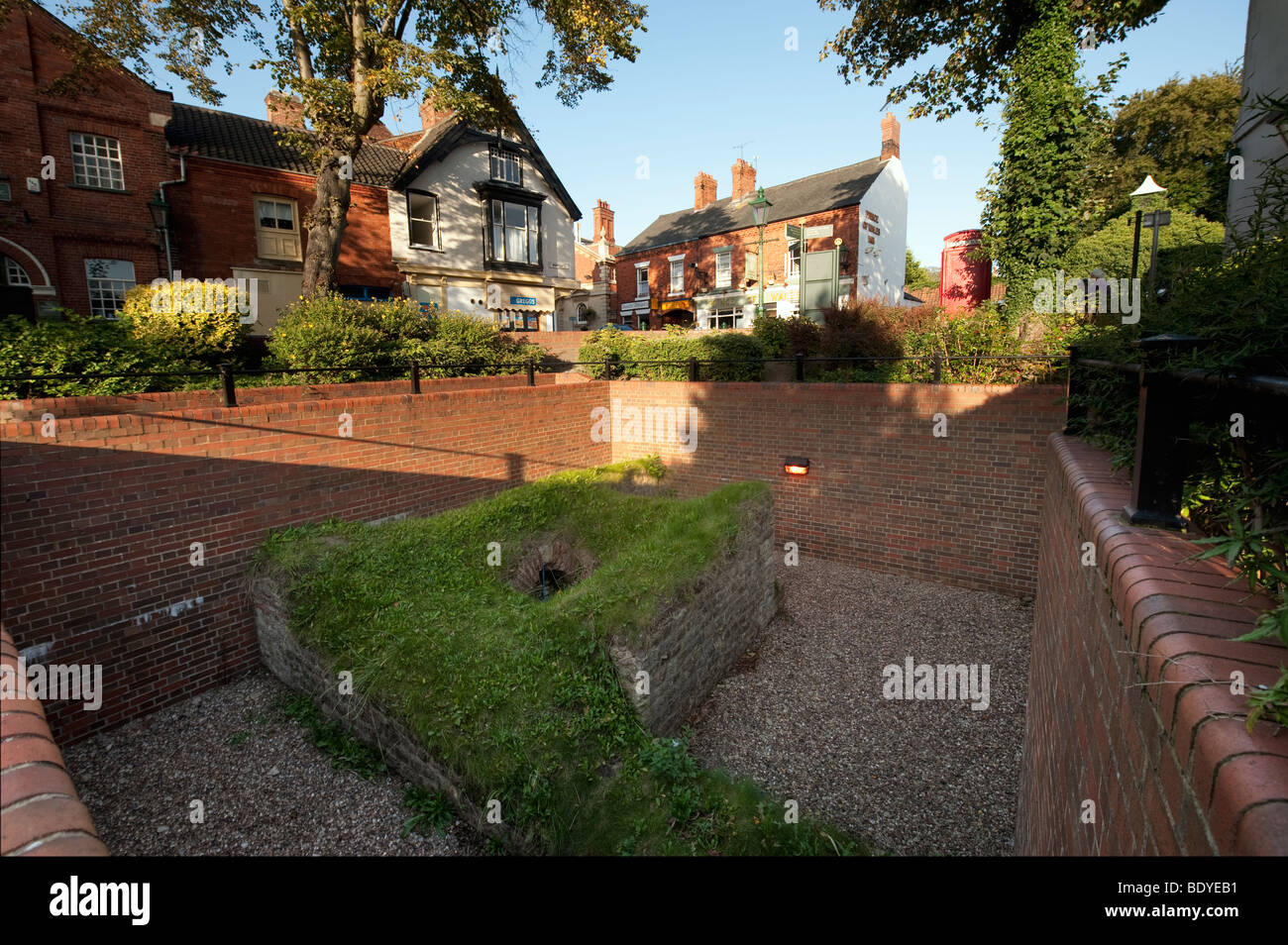 'Roman Forum' in Lincoln,lincolnshire,Inghilterra, Regno Unito','Gran Bretagna',UK,GB,UE Foto Stock