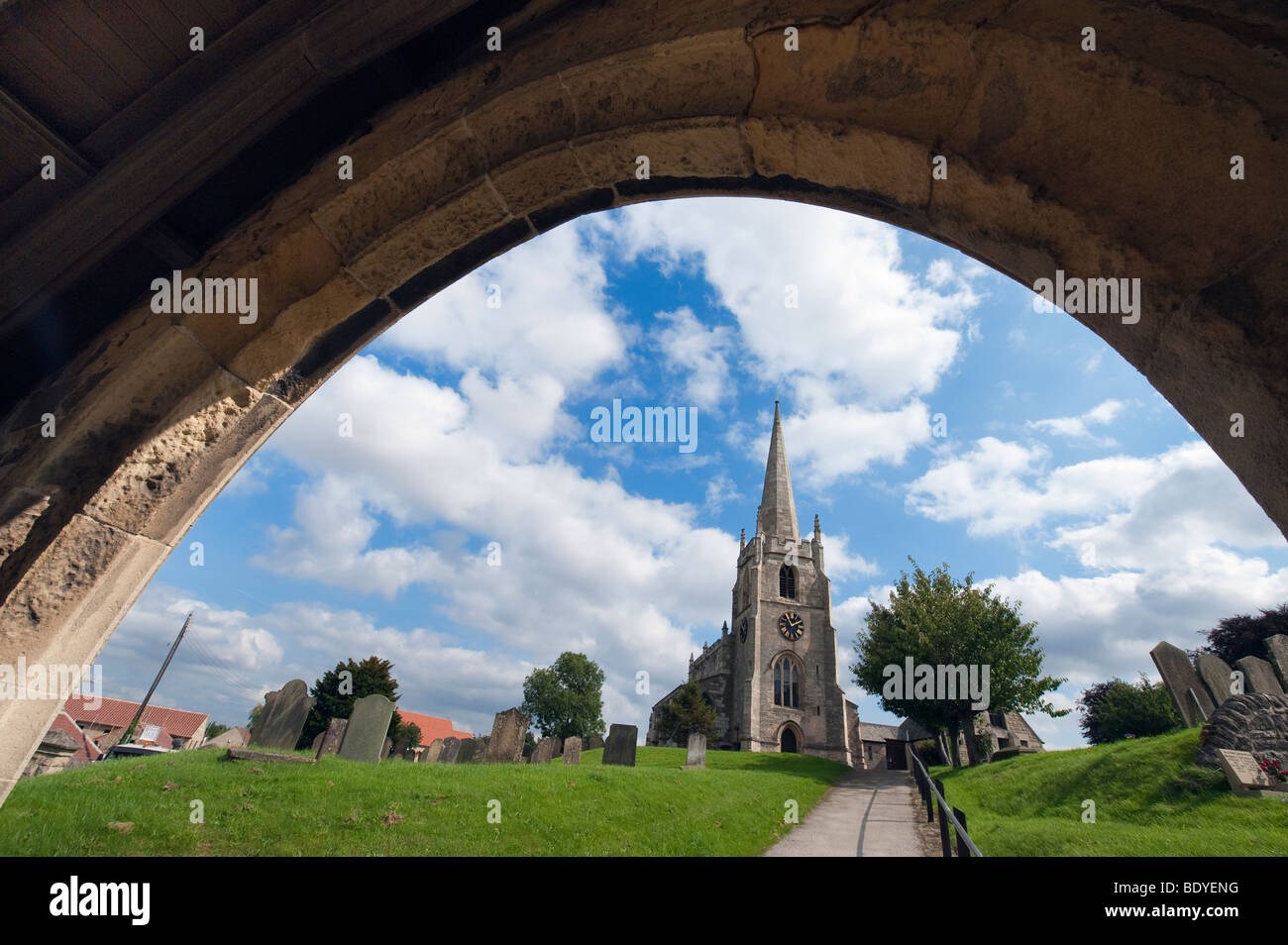 'St Jame's" Chiesa a "Sud Anston", "South Yorkshire, Inghilterra,'Gran Bretagna", "Regno Unito",GB,UK,UE Foto Stock