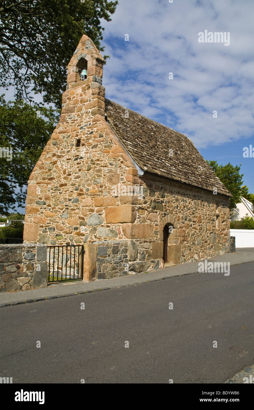 Dh Chapelle Ste Apolline ST SAVIOURS GUERNSEY St Apolline xiv secolo chantry cappella Foto Stock