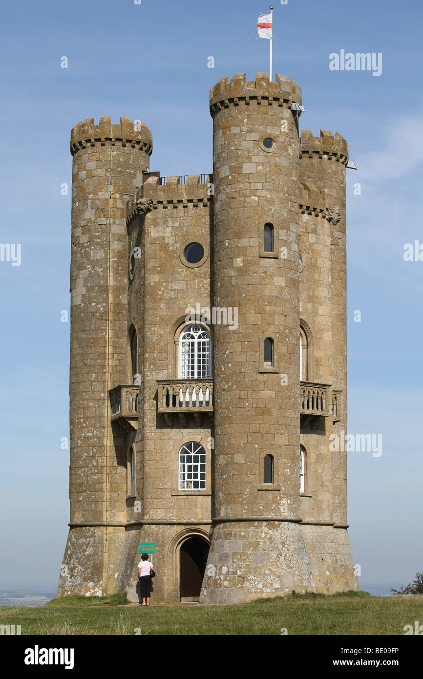 Torre di Broadway in Worcestershire - " Il più piccolo castello in Cotswolds' Foto Stock