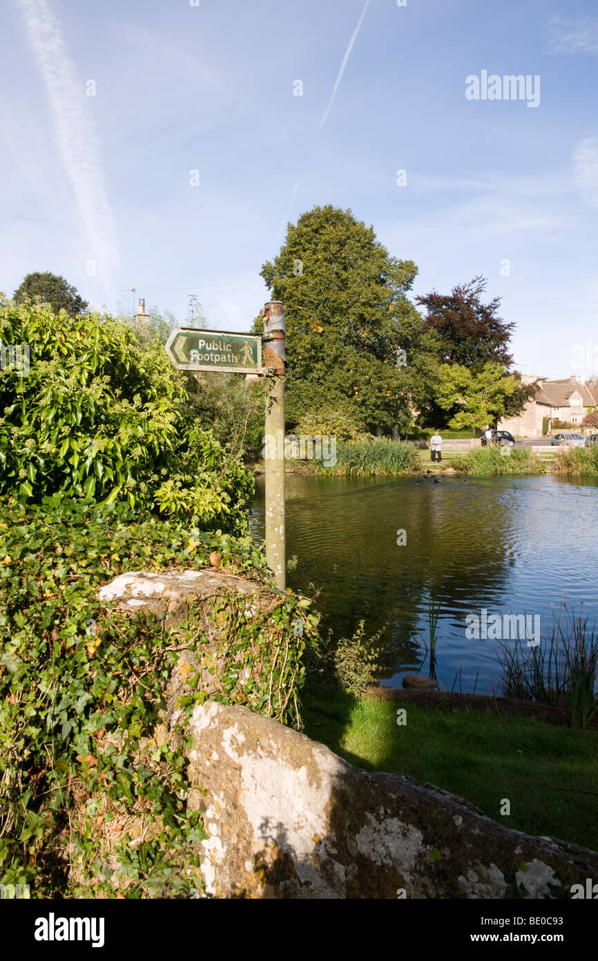 Biddestone Wiltshire, Inghilterra REGNO UNITO Foto Stock