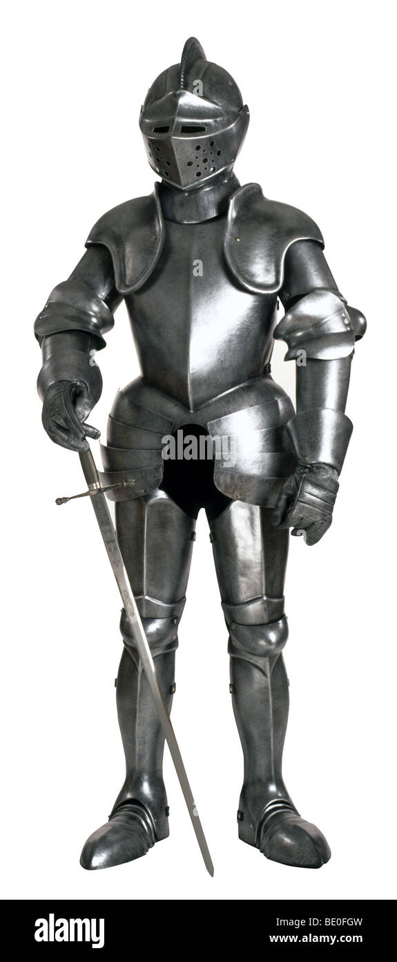 Knight in shining Armor Foto Stock