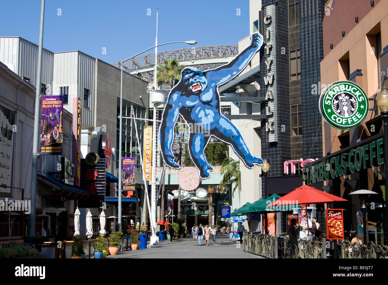 Universal City Walk, Città universale, Los Angeles, California, Stati Uniti d'America Foto Stock