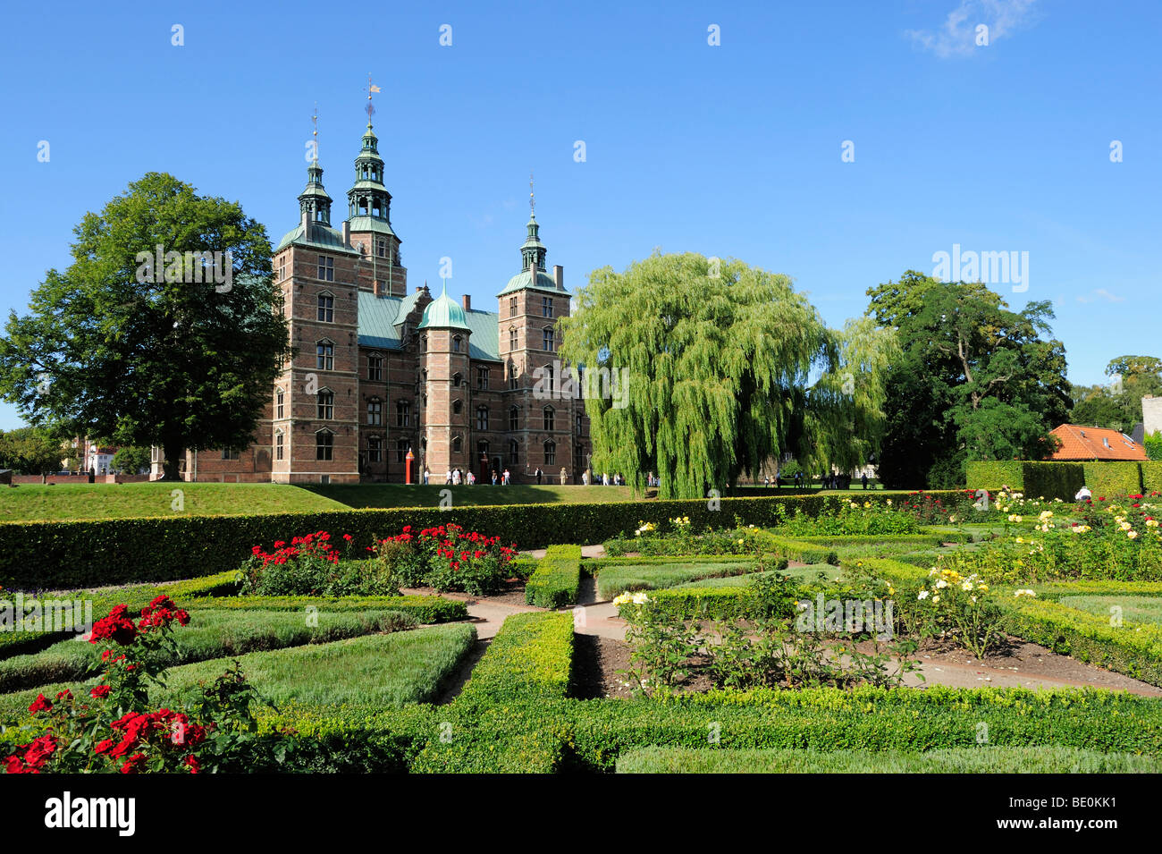 Il Castello di Rosenborg, Copenhagen, Danimarca, in Scandinavia, Nord Europa, Europa Foto Stock