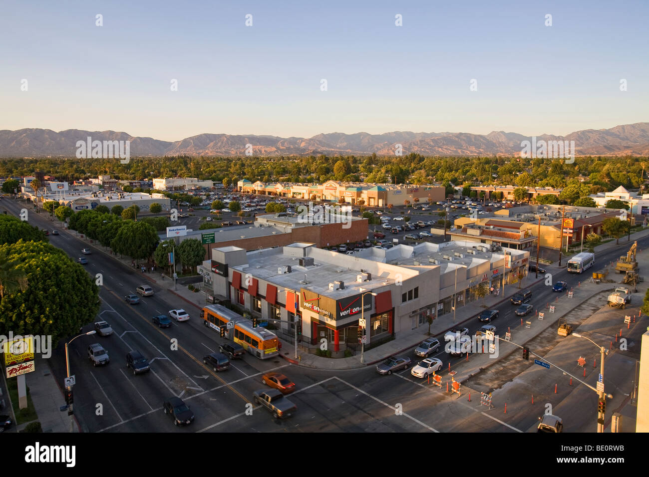 Panorama City, San Fernando Valley, Los Angeles, California, Stati Uniti d'America Foto Stock