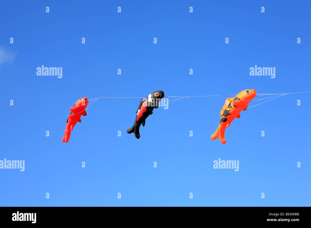 Aquiloni giganti al 2009 Bristol Kite Festival. Foto Stock