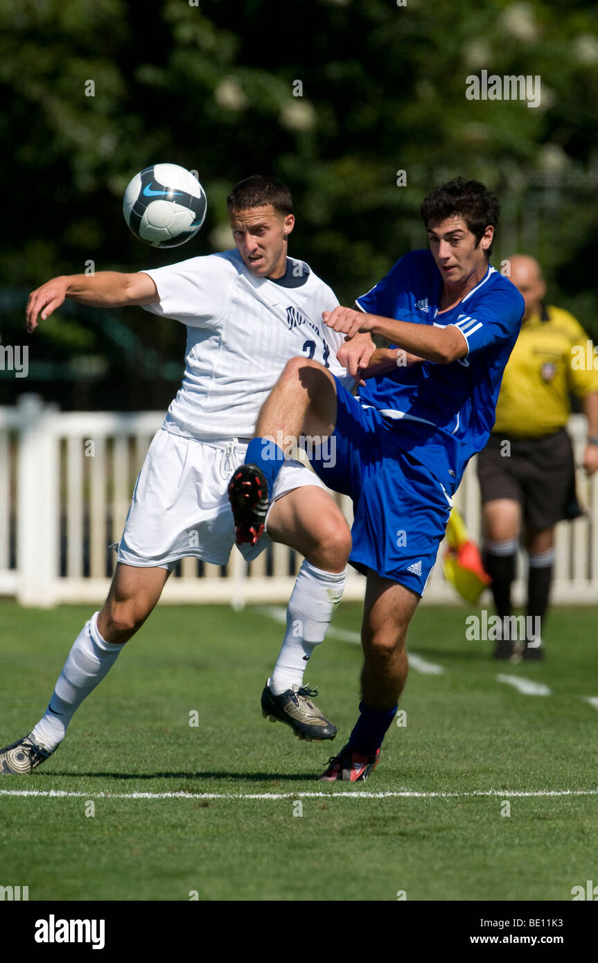 La collegiata soccer la concorrenza. Foto Stock