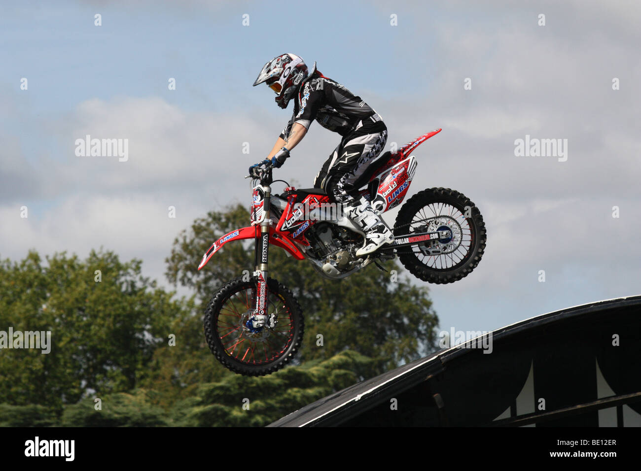 Ciclo motore display stunt Romsey Visualizza Hampshire REGNO UNITO 2009 Foto Stock