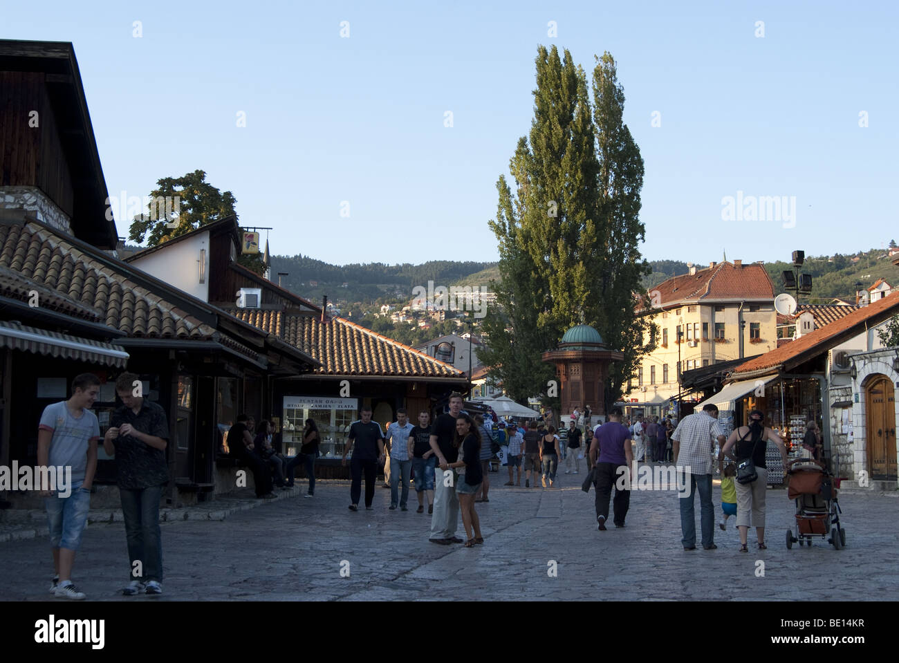 Sebilj Fontana, Bascarsija (Città Vecchia) Sarajevo. Foto Stock