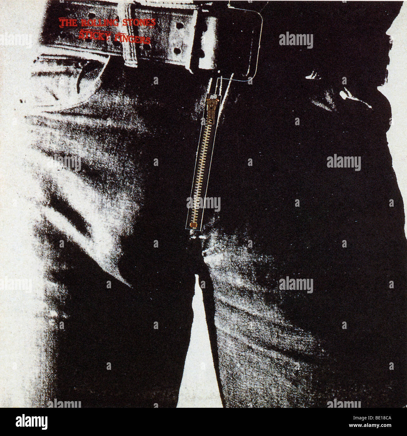 ROLLING STONES - coperchio del loro album 1971 dita appiccicose Foto Stock