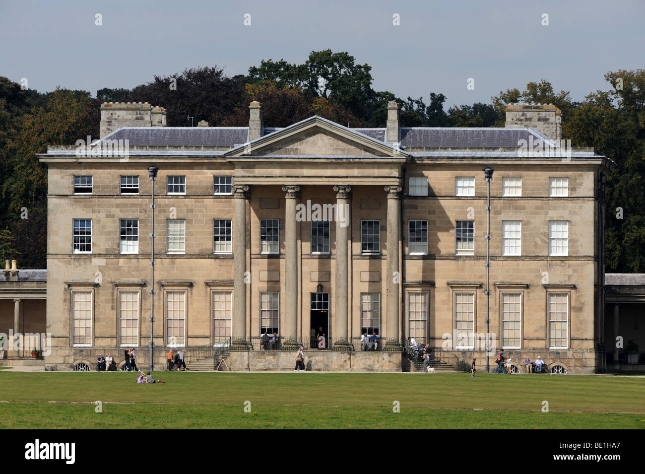 Attingham Hall e il parco in Shropshire Foto Stock