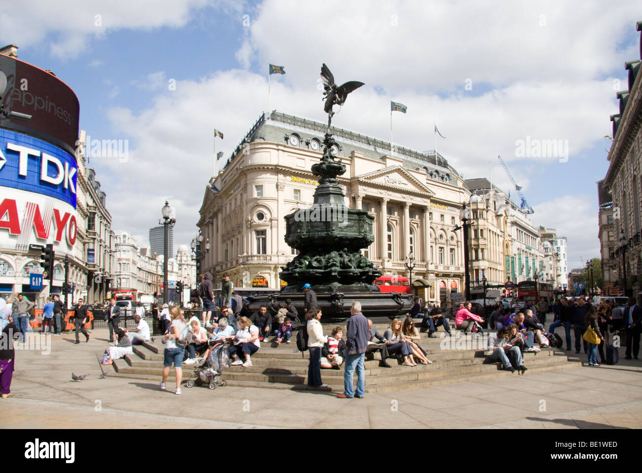 Eros Piccadilly Circus Londra Foto Stock