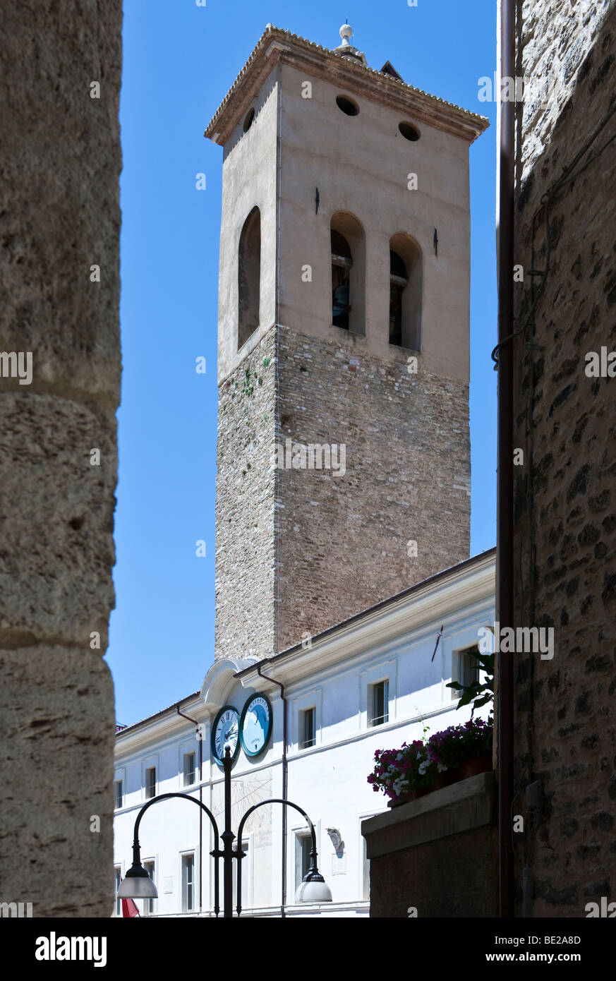 L'Italia,Umbria,Spoleto,il palazzo municipale Foto Stock