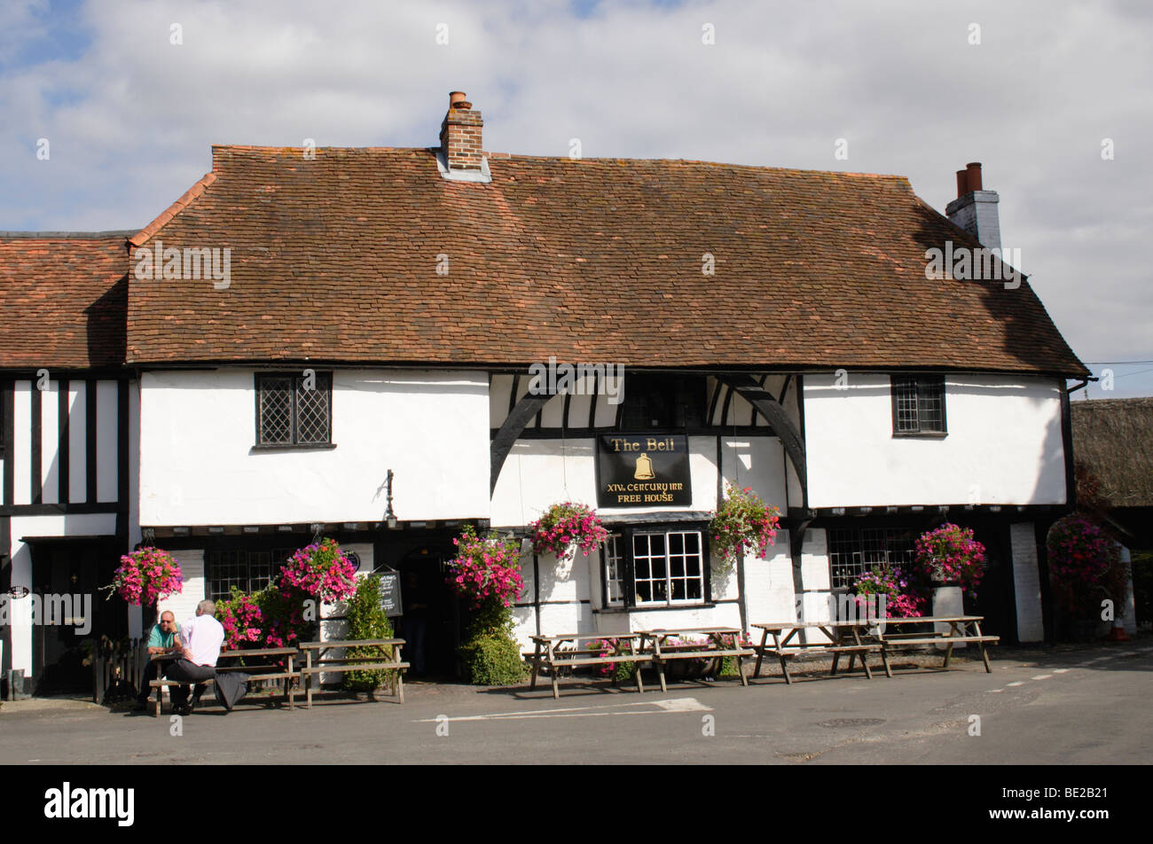 La campana Pub Waltham St Lawrence Berkshire Foto Stock