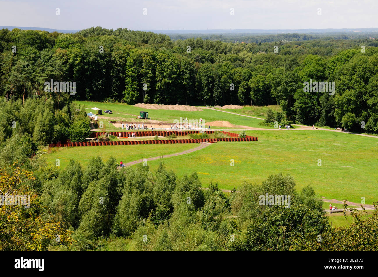 Campo di battaglia di battaglia della foresta di Teutoburgo, Kalkriese, Germania Foto Stock