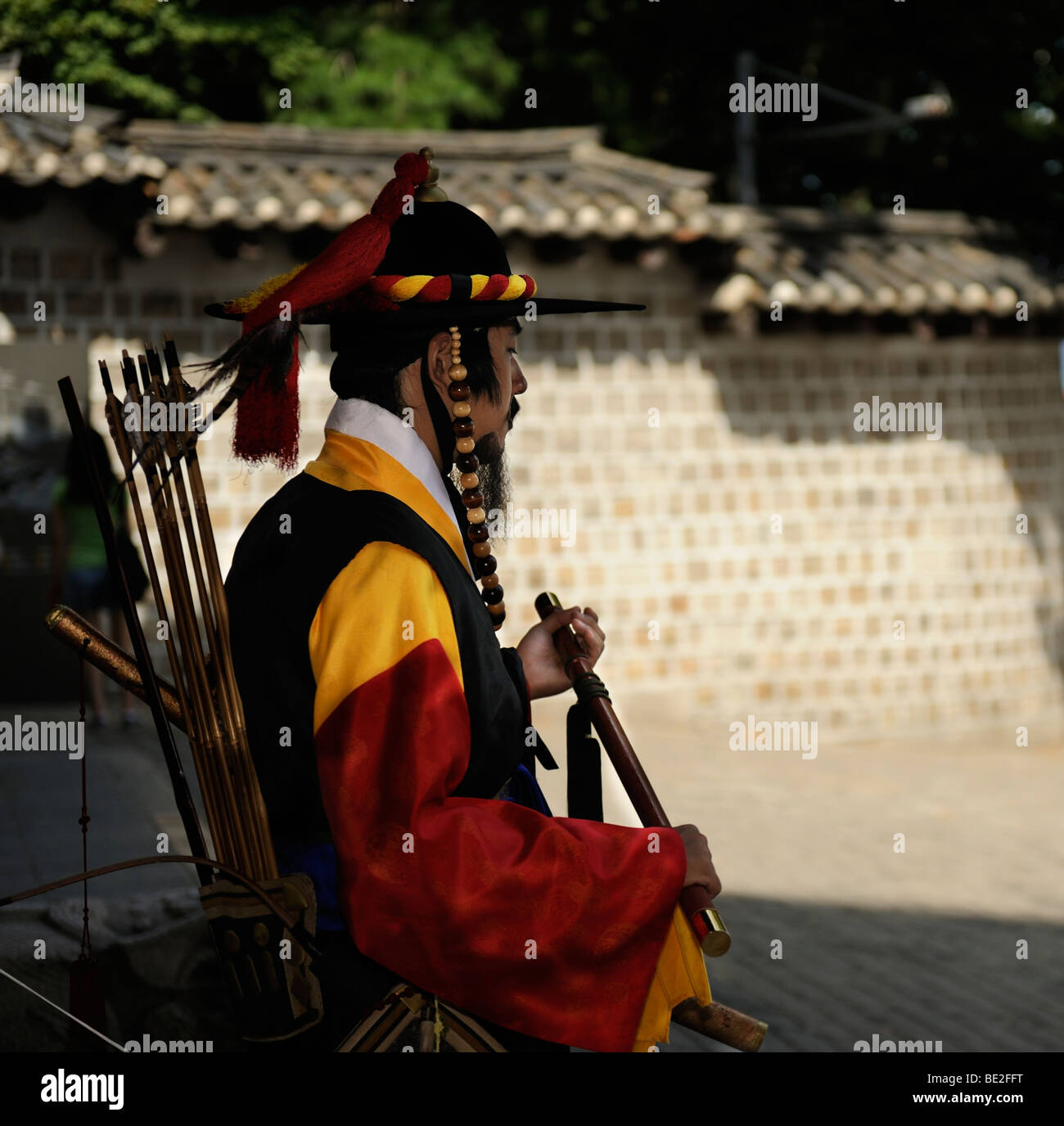 Antico soldato Coreano Foto Stock