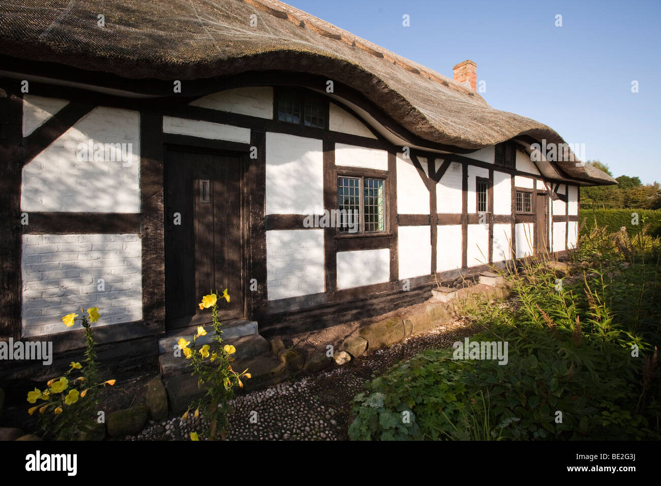 Regno Unito, Inghilterra, Staffordshire, Stafford, Shallowford, Izaak Walton Cottage Foto Stock