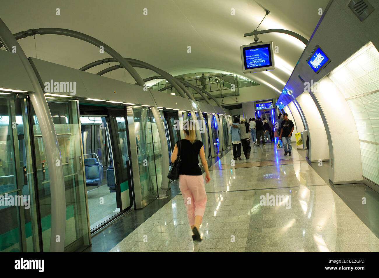 Parigi, LES OLYMPIADES STATION Foto Stock
