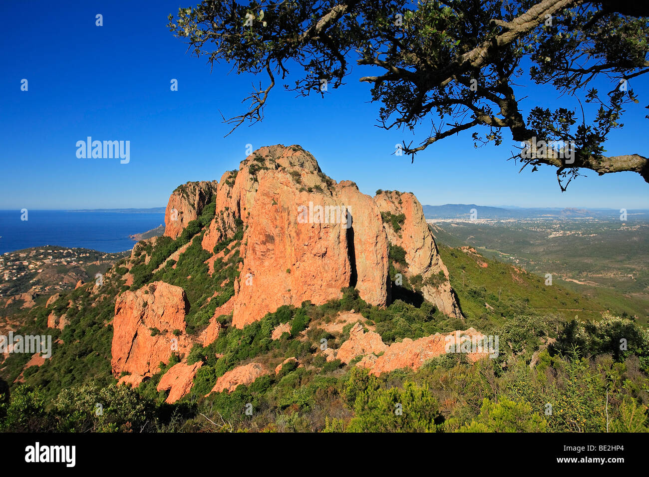 ESTEREL MASSIF, VAR, Provenza, FRANCIA Foto Stock