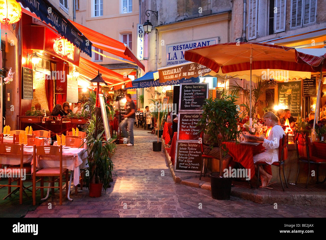 Città di AIX EN PROVENCE, BOUCHES DU RHONE, FRANCIA Foto Stock