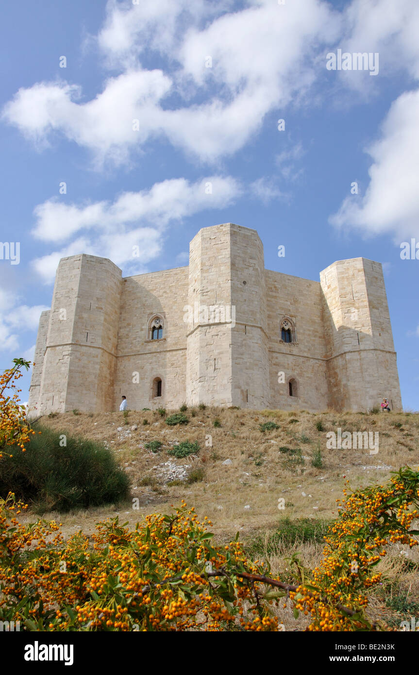 Xiii secolo Castel del Monte Andria, Barletta-Andria-Trani Provincia, Regione Puglia, Italia Foto Stock