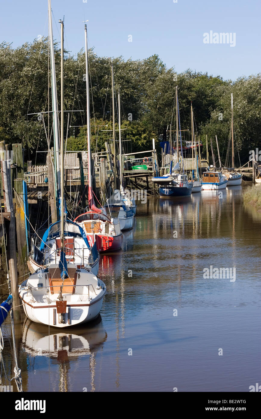 Skippool Creek Lancashire Foto Stock