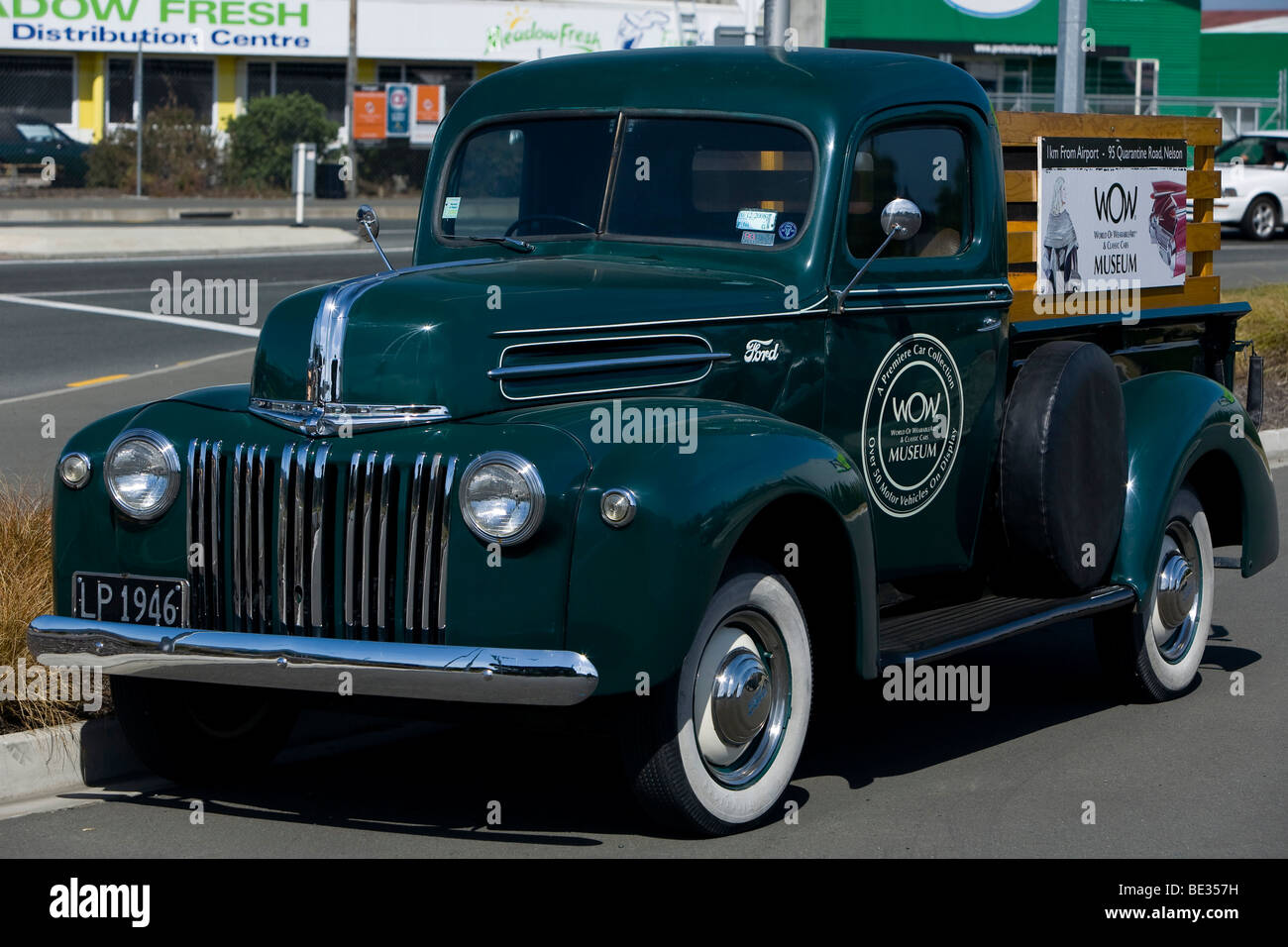Ford storico, Nelson, Isola del Sud, Nuova Zelanda Foto Stock