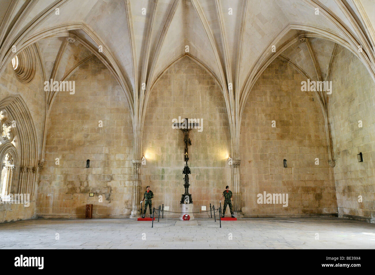Monumento nazionale del Soldato sconosciuto per il portoghese eroi della prima guerra mondiale nel monastero domenicano Mosteiro d Foto Stock