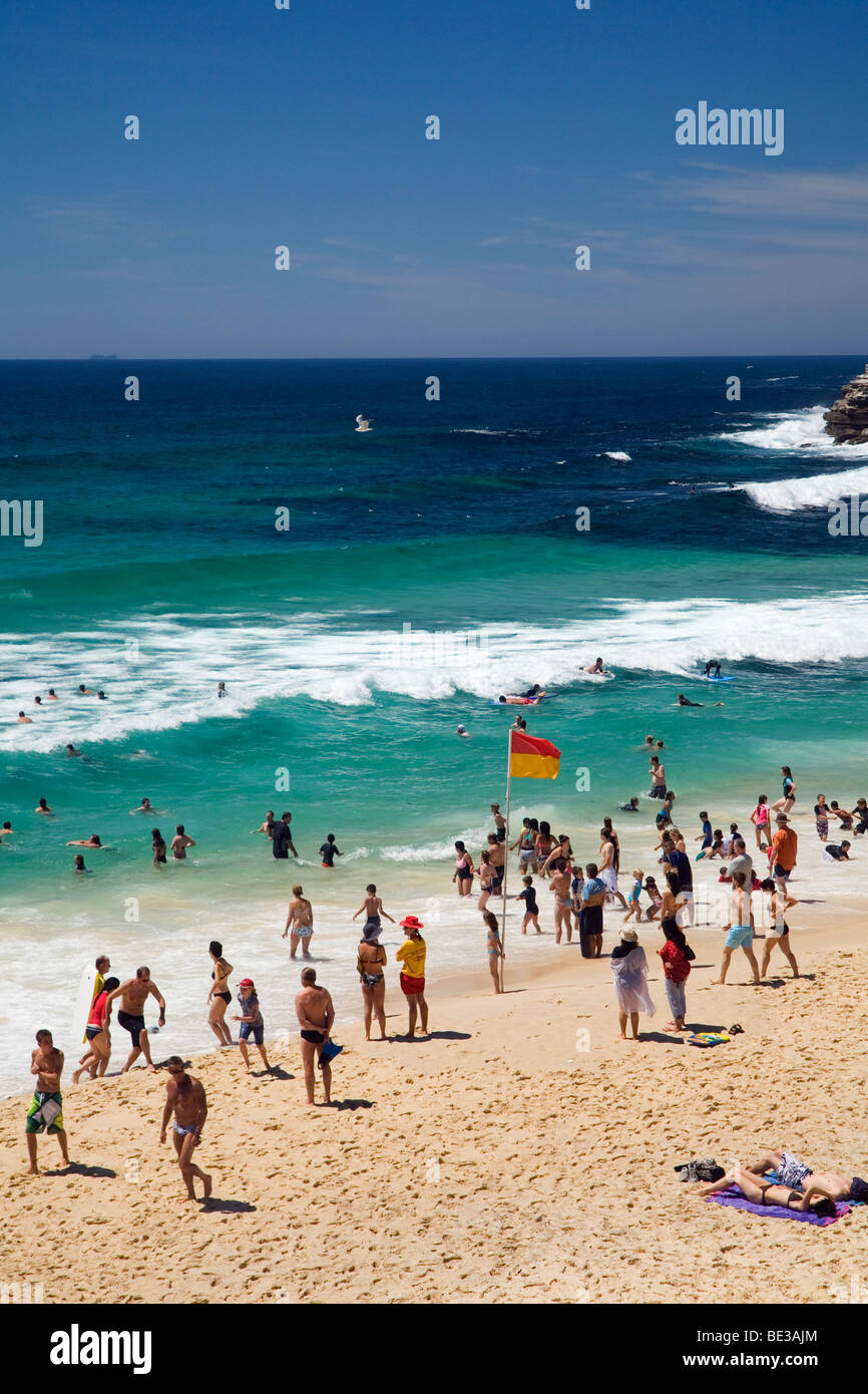 Folle estive a Bronte Beach. Sydney, Nuovo Galles del Sud, Australia Foto Stock